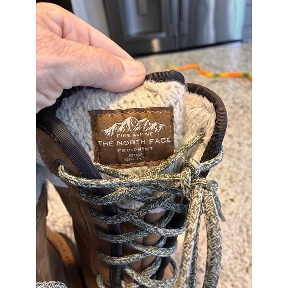 The North Face Women Shellista II Mid Waterproof Mid Calf Boots Size 9.5 Brown - Picture 6 of 10